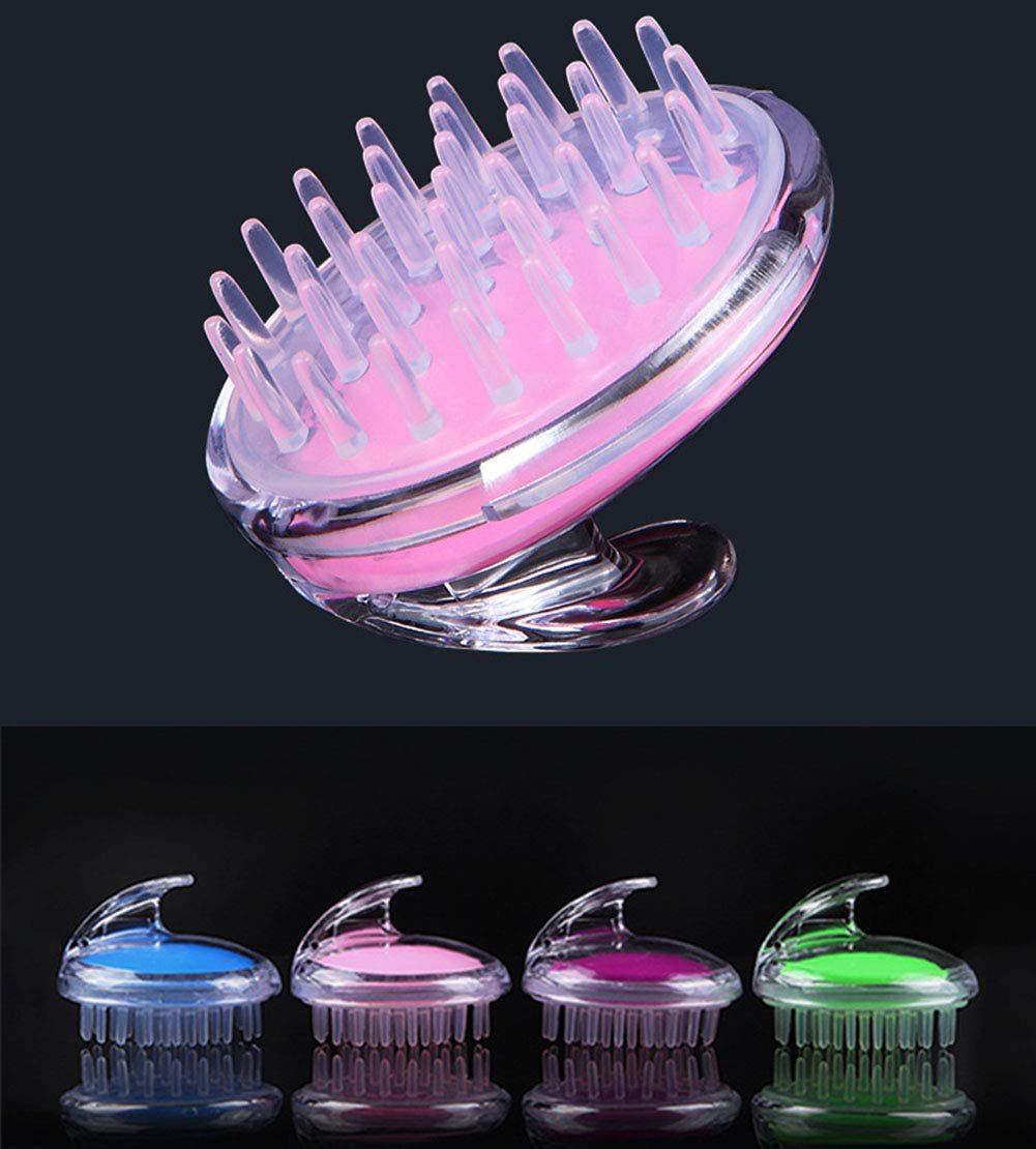 Silicone Head Massager – Scalp Massager for Relaxation, Stress Relief, Hair Growth Stimulation, Soft & Comfortable, Waterproof, Ideal for Home & Spa Use