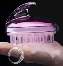 Silicone Head Massager – Scalp Massager for Relaxation, Stress Relief, Hair Growth Stimulation, Soft & Comfortable, Waterproof, Ideal for Home & Spa Use