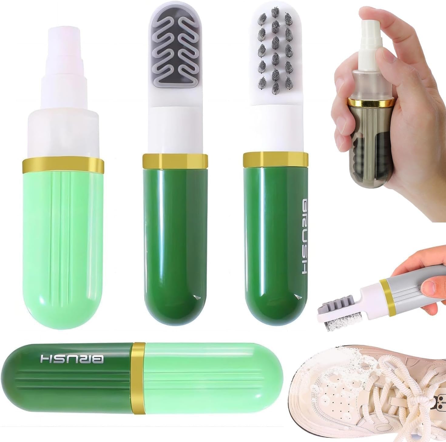 2 in 1 Shoes Cleaning Brush – Dual-Sided, Effective Shoe Cleaner for Sneakers, Leather, and Suede, Durable, Easy to Use for Home & Travel