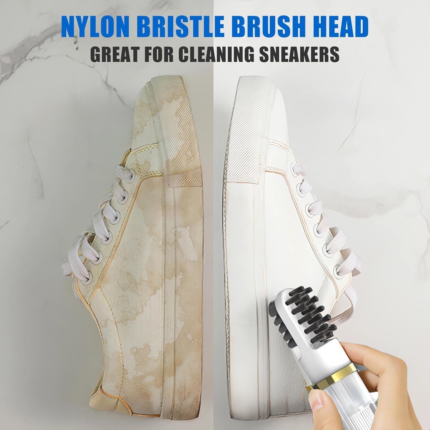 2 in 1 Shoes Cleaning Brush – Dual-Sided, Effective Shoe Cleaner for Sneakers, Leather, and Suede, Durable, Easy to Use for Home & Travel