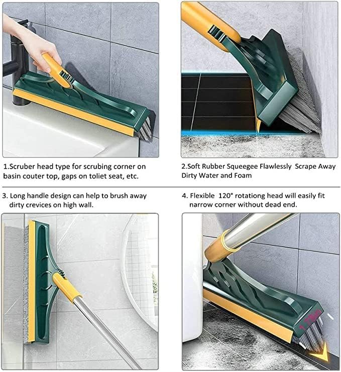 Gap Cleaning Scraper Mop Brush – Narrow, Flexible Scrubbing Tool for Grout, Tiles, Small Spaces, and Hard-to-Reach Gaps