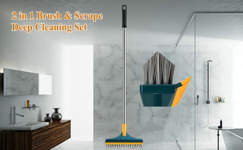 Gap Cleaning Scraper Mop Brush – Narrow, Flexible Scrubbing Tool for Grout, Tiles, Small Spaces, and Hard-to-Reach Gaps