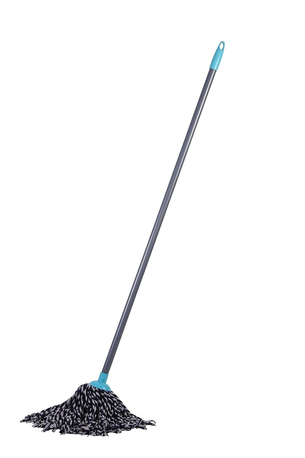 Round Cleaning Mop – Versatile Floor Mop with Microfiber Pads, 360° Rotating Head, Adjustable Handle for Easy Cleaning