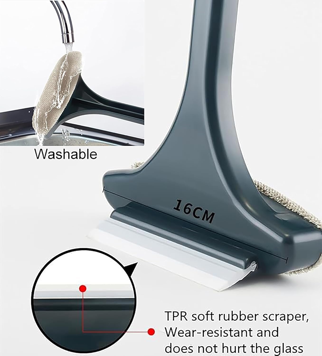 2-in-1 Mesh Window Cleaner | Dual-Sided Cleaning Tool for Streak-Free Windows & Screens | Convenient & Easy to Use