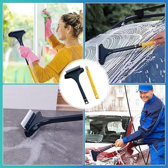 2-in-1 Mesh Window Cleaner | Dual-Sided Cleaning Tool for Streak-Free Windows & Screens | Convenient & Easy to Use