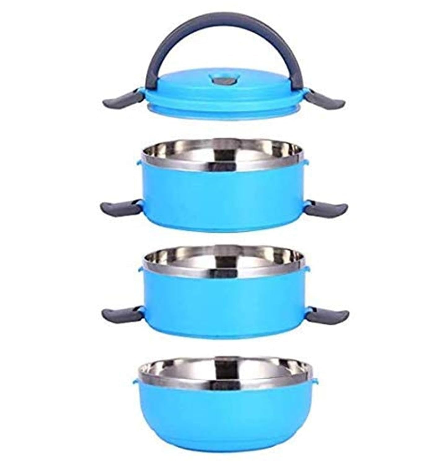 3 Layer Lunch Box – Stackable, Leak-Proof Food Storage Container for Meal Prep, Work, and School – BPA-Free, Microwave & Dishwasher Safe