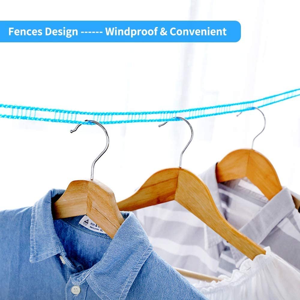 5 Meter Clothesline | Durable and Compact Outdoor/Indoor Laundry Drying Line | Ideal for Home, Balcony & Travel