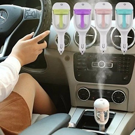Car Air Humidifier & Air Freshener | Compact, Quiet, and Effective for Fresh & Moisturized Air in Your Car