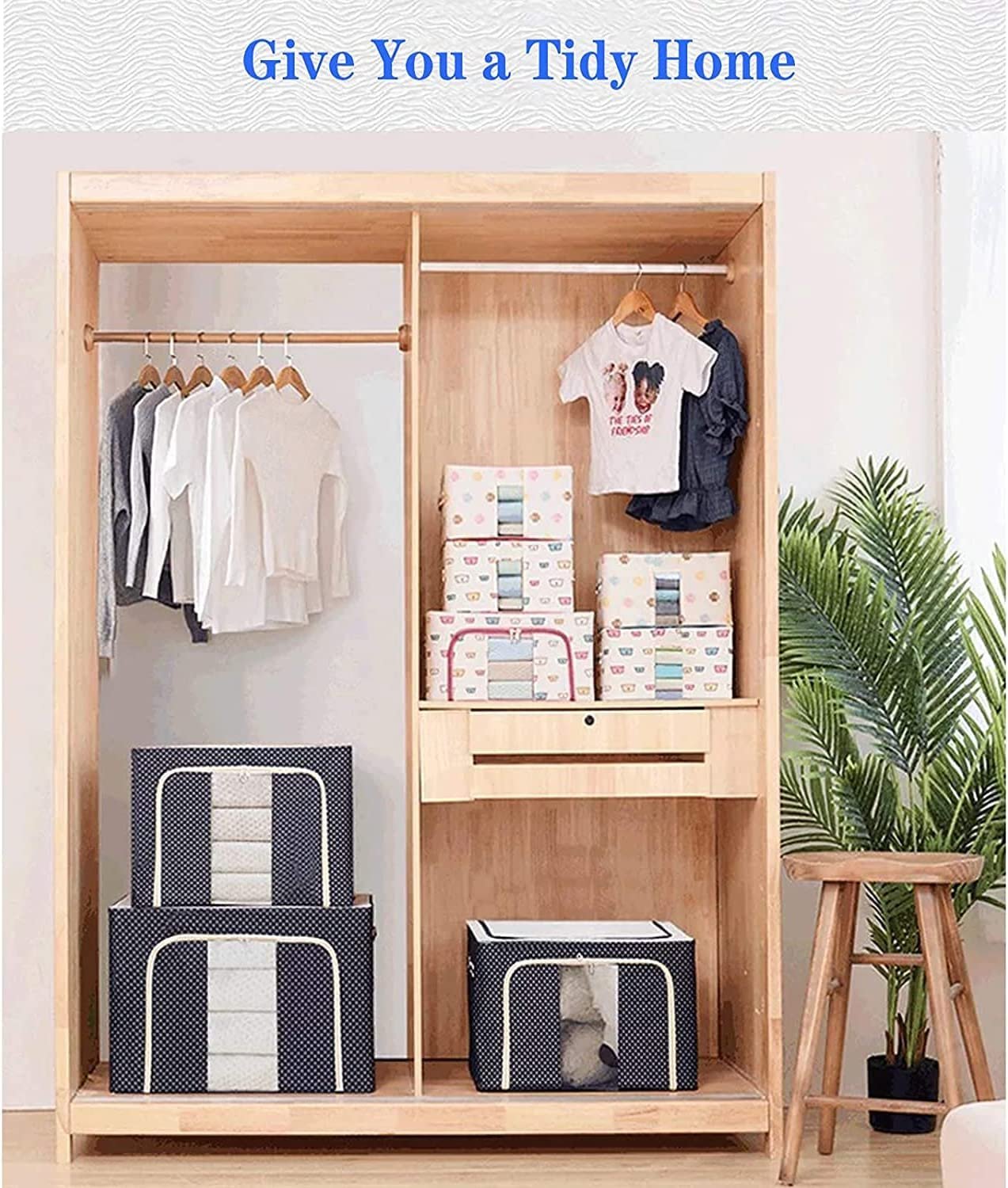 Multipurpose Foldable Storage Bag – Space-Saving, Durable, and Versatile Storage Solution for Clothes, Toys, Bedding & More