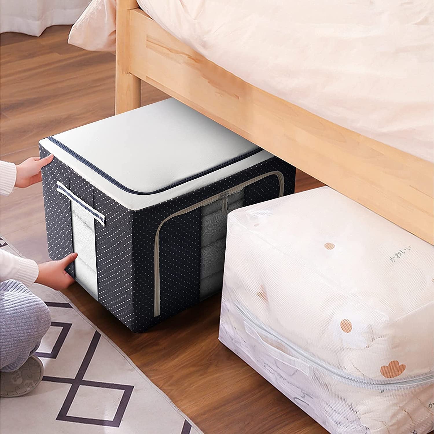 Multipurpose Foldable Storage Bag – Space-Saving, Durable, and Versatile Storage Solution for Clothes, Toys, Bedding & More