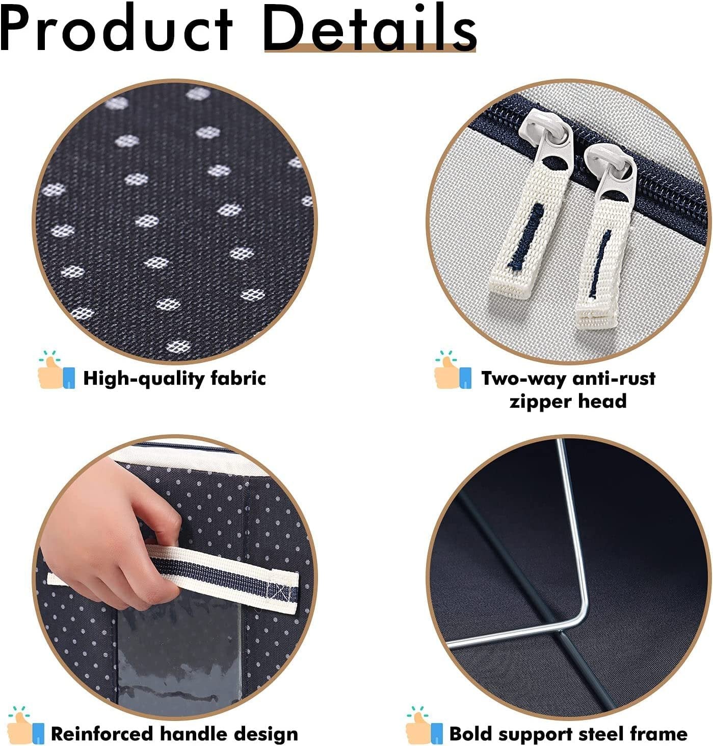 Multipurpose Foldable Storage Bag – Space-Saving, Durable, and Versatile Storage Solution for Clothes, Toys, Bedding & More