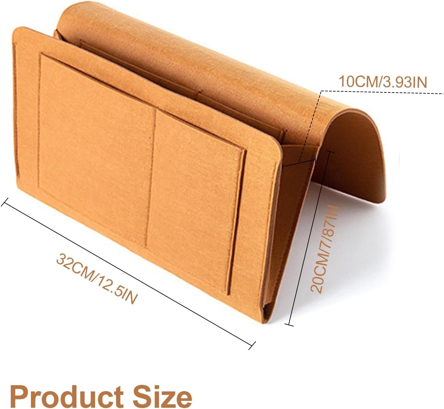 Bedside Storage Caddy – Convenient Hanging Organizer for Books, Phones, Remote, and Essentials – Space-Saving Storage for Bedside Tables