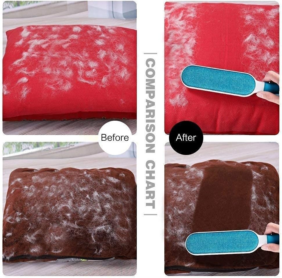Pet Hair Remover – Reusable Lint Brush, Effective Fur and Hair Removal for Furniture, Carpets, Clothes, and Car Seats