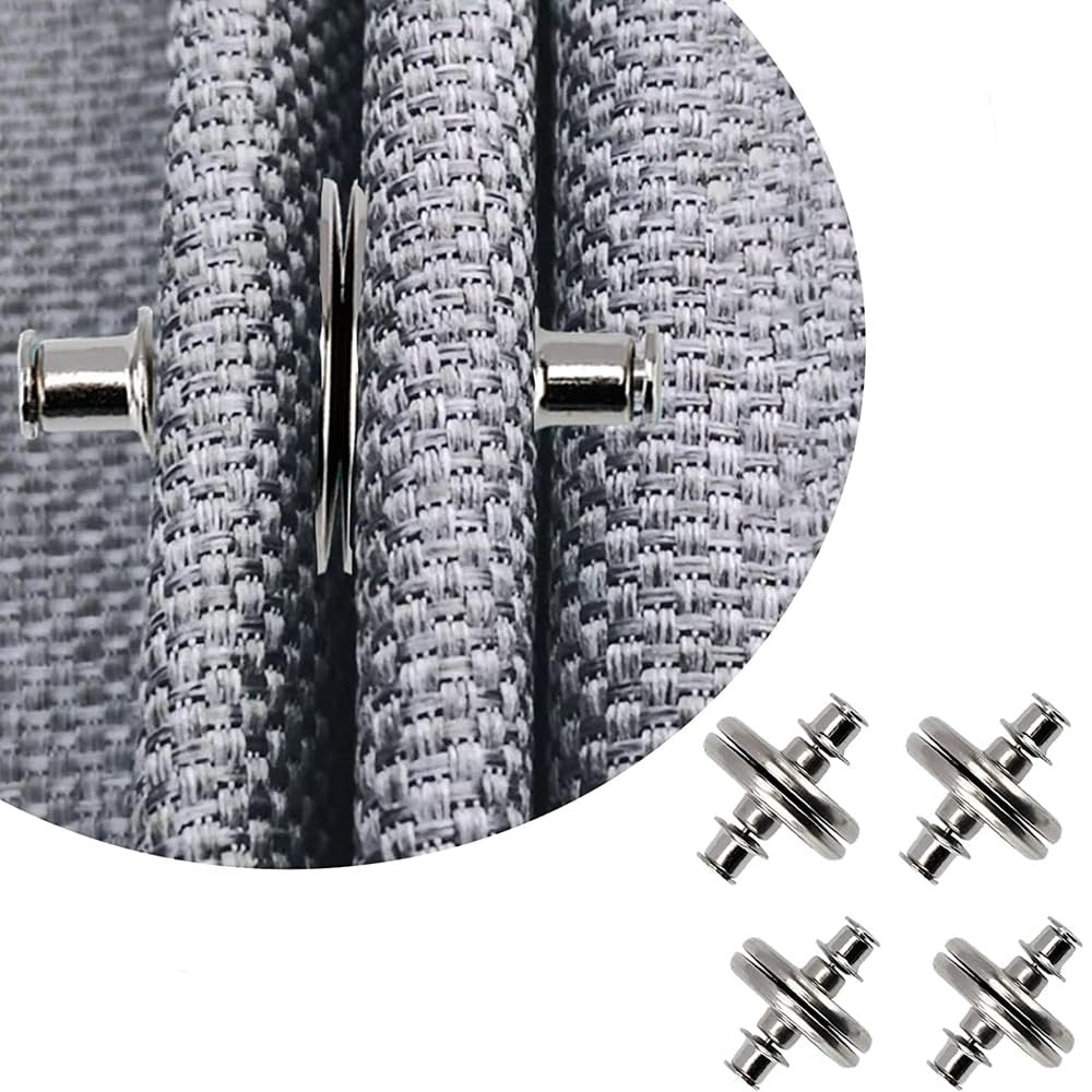 Magnetic Curtain Buckle – Elegant Magnetic Tieback for Curtains and Drapes – Easy-to-Use, Adjustable Curtain Holders for Home Decor