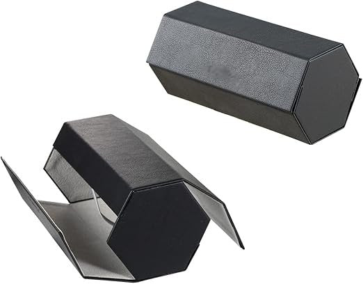 2 Slot Sunglasses Organizer – Black, Premium Eyewear Storage Case for Sunglasses and Eyeglasses, Stylish, Durable, and Space-Saving