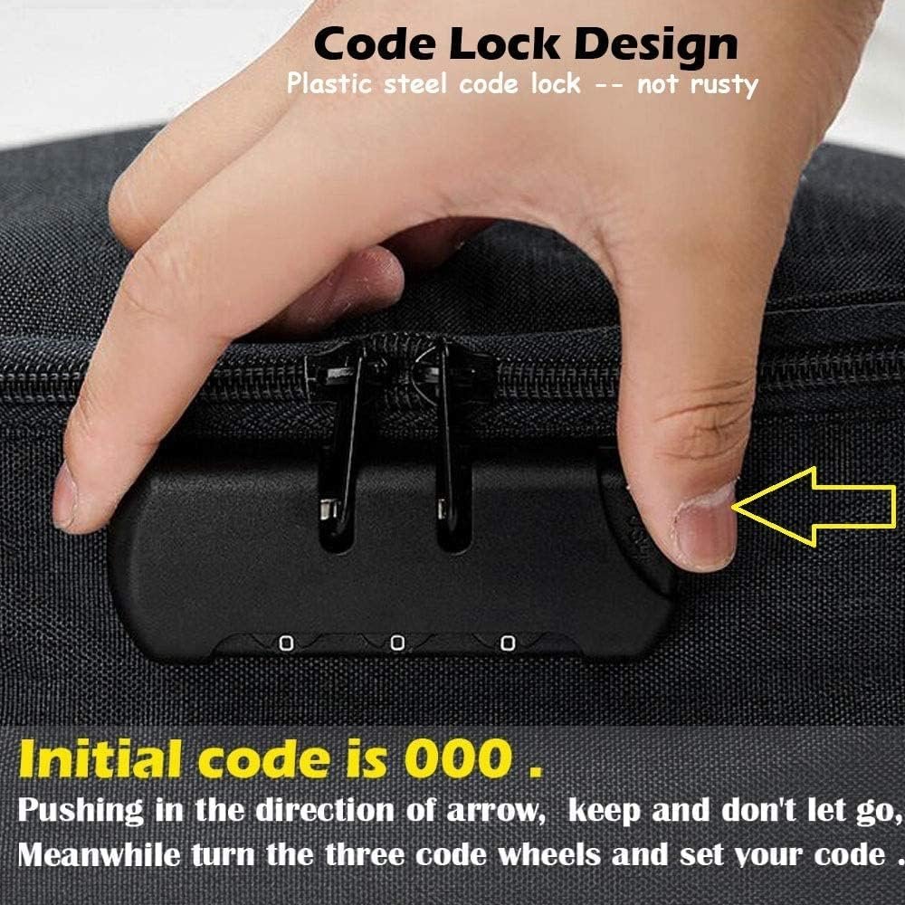 Document Storage Bag with Lock – Secure, Waterproof, Durable Organizer for Files, Papers, Legal Documents, Office, and Travel