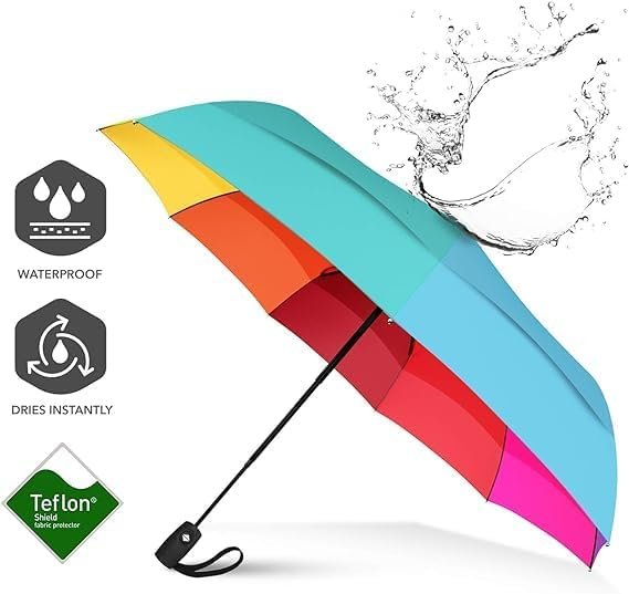 Auto Open Close Umbrella | Windproof, Compact, and Travel-Friendly Umbrella for All Weather