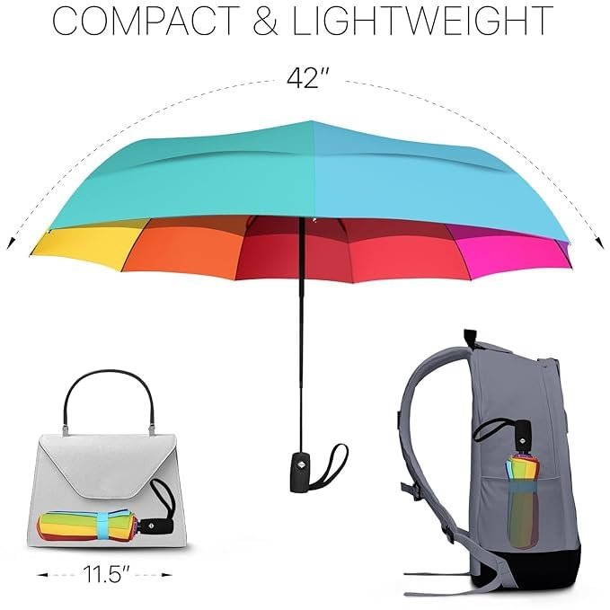Auto Open Close Umbrella | Windproof, Compact, and Travel-Friendly Umbrella for All Weather