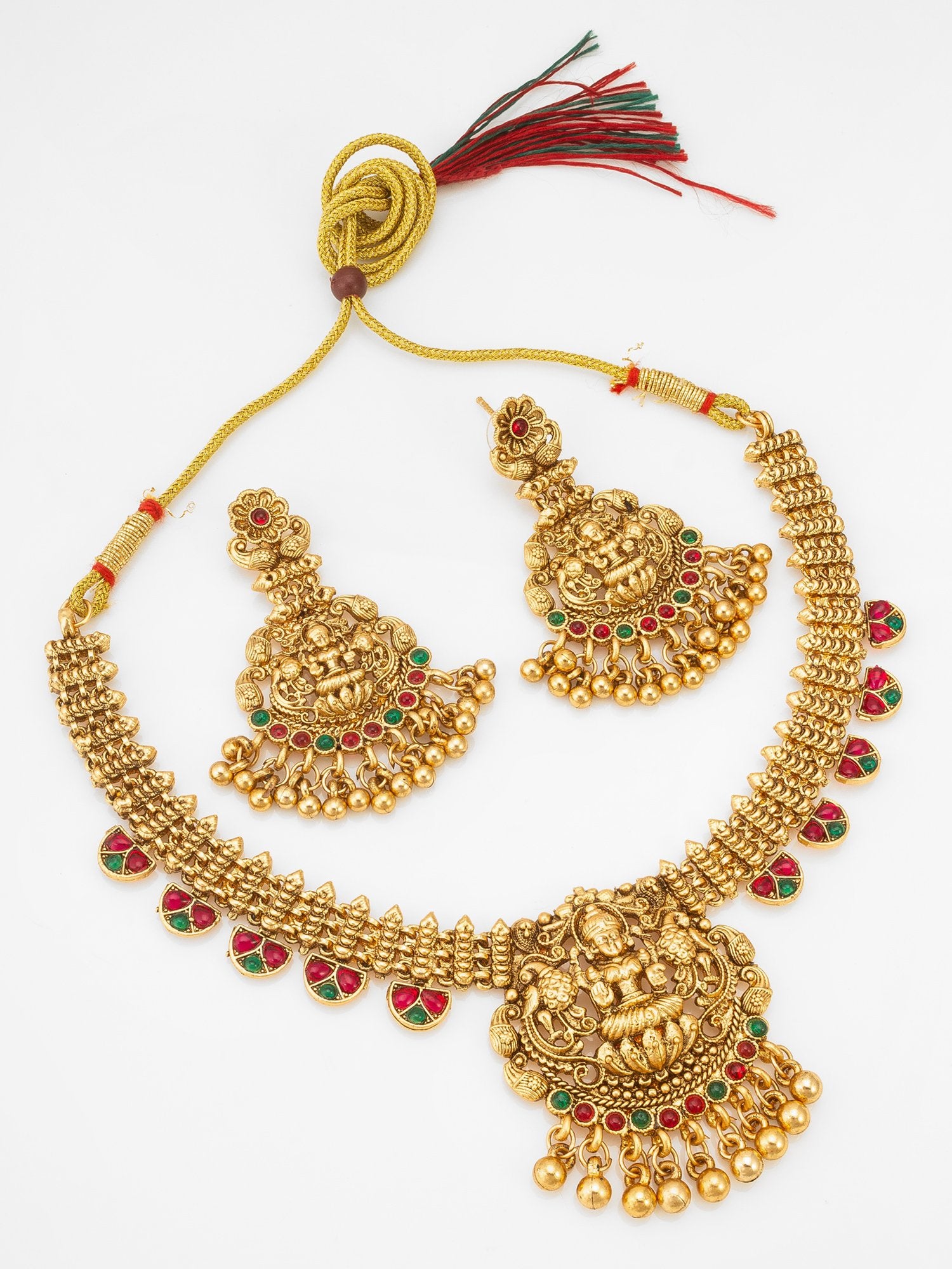 Timeless Gold Necklace Set with Earrings – Elevate Your Style