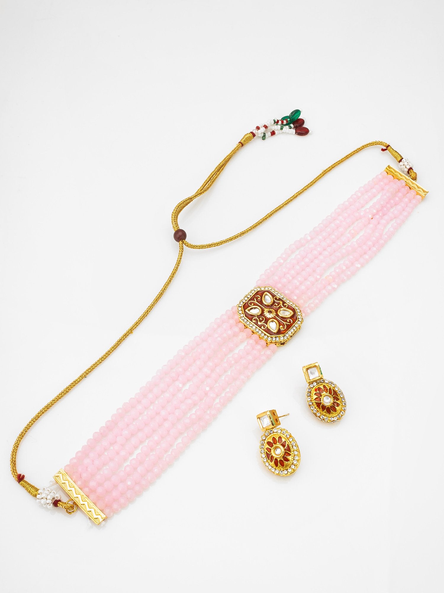Regal Gold Necklace and Earrings Set – Perfect for Grand Occasions