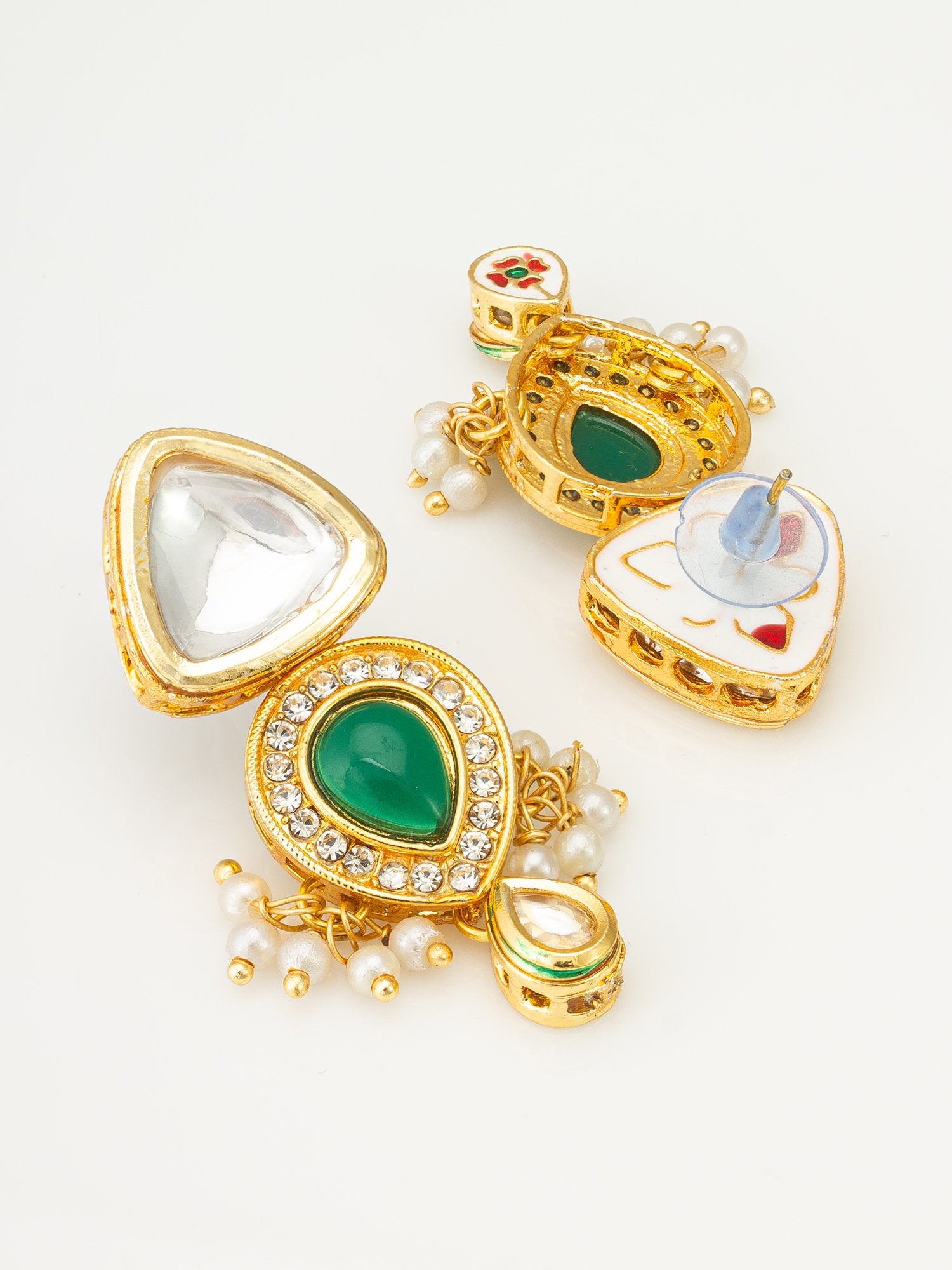 Golden Spiral Hoop Earrings – Dynamic Elegance