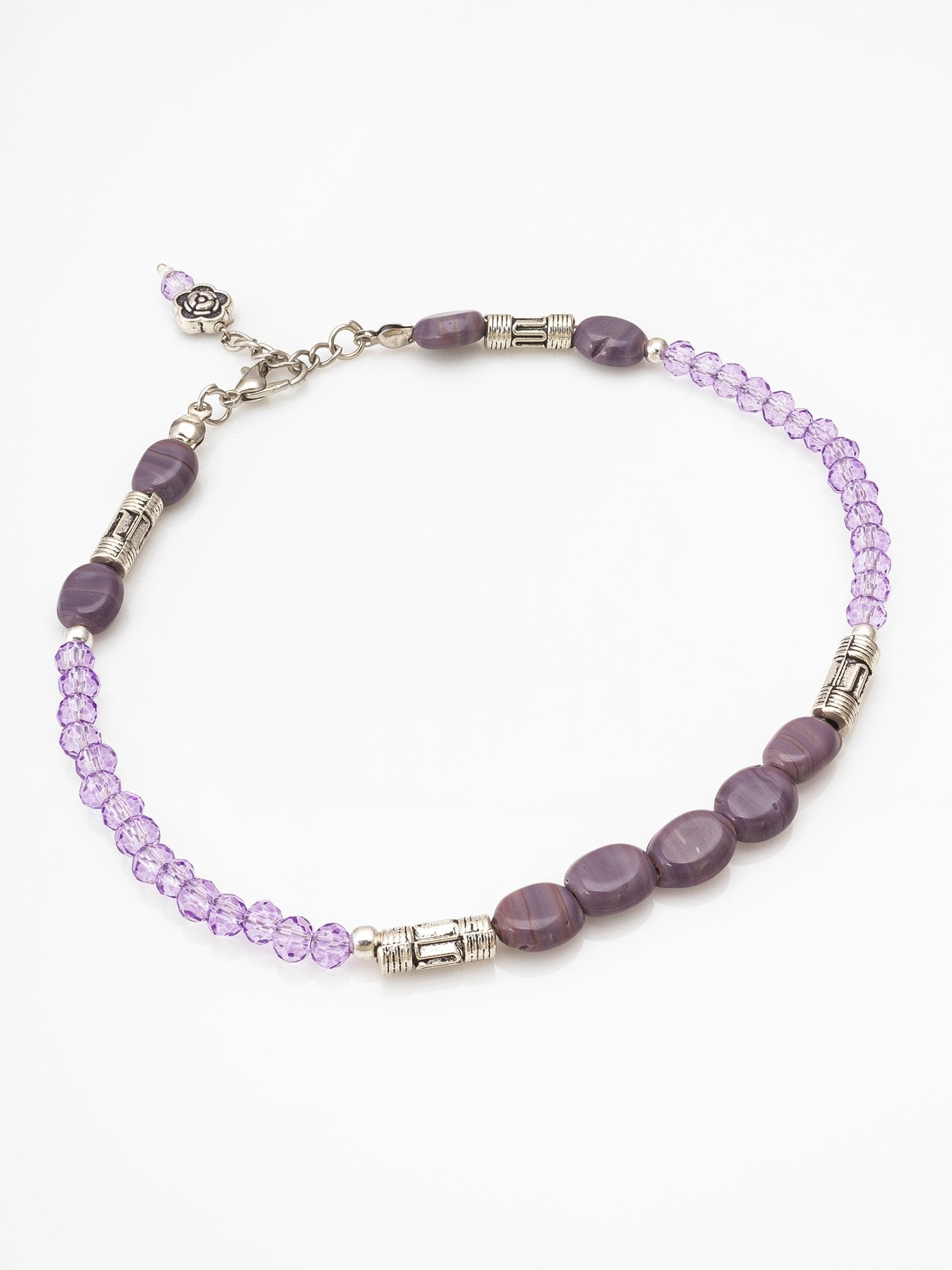 Triple Strand Crystal Anklet – Sparkling and Elegant