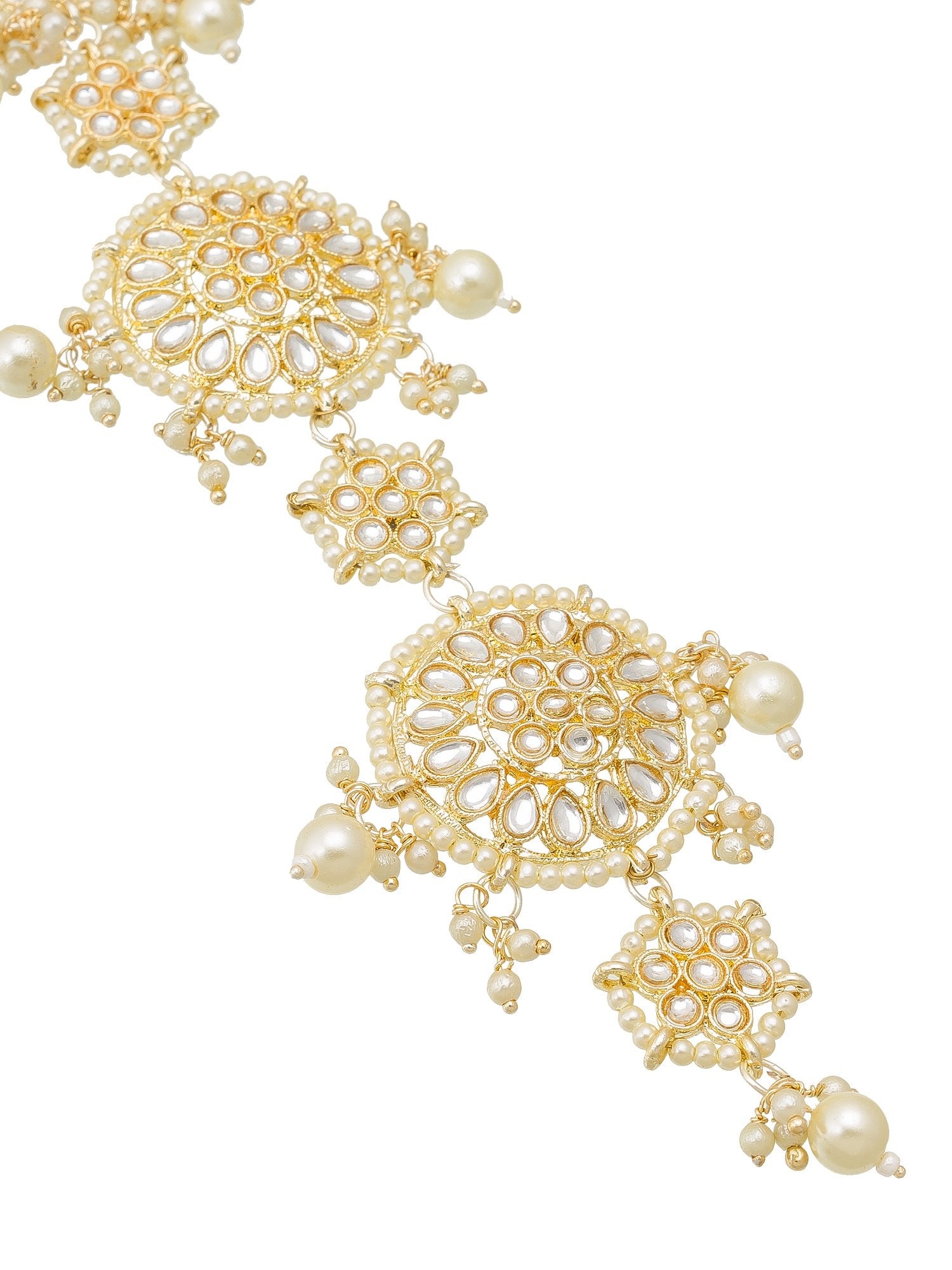 Vibrant Green Kundan Jhumka Earrings – A Symbol of Grace and Beauty