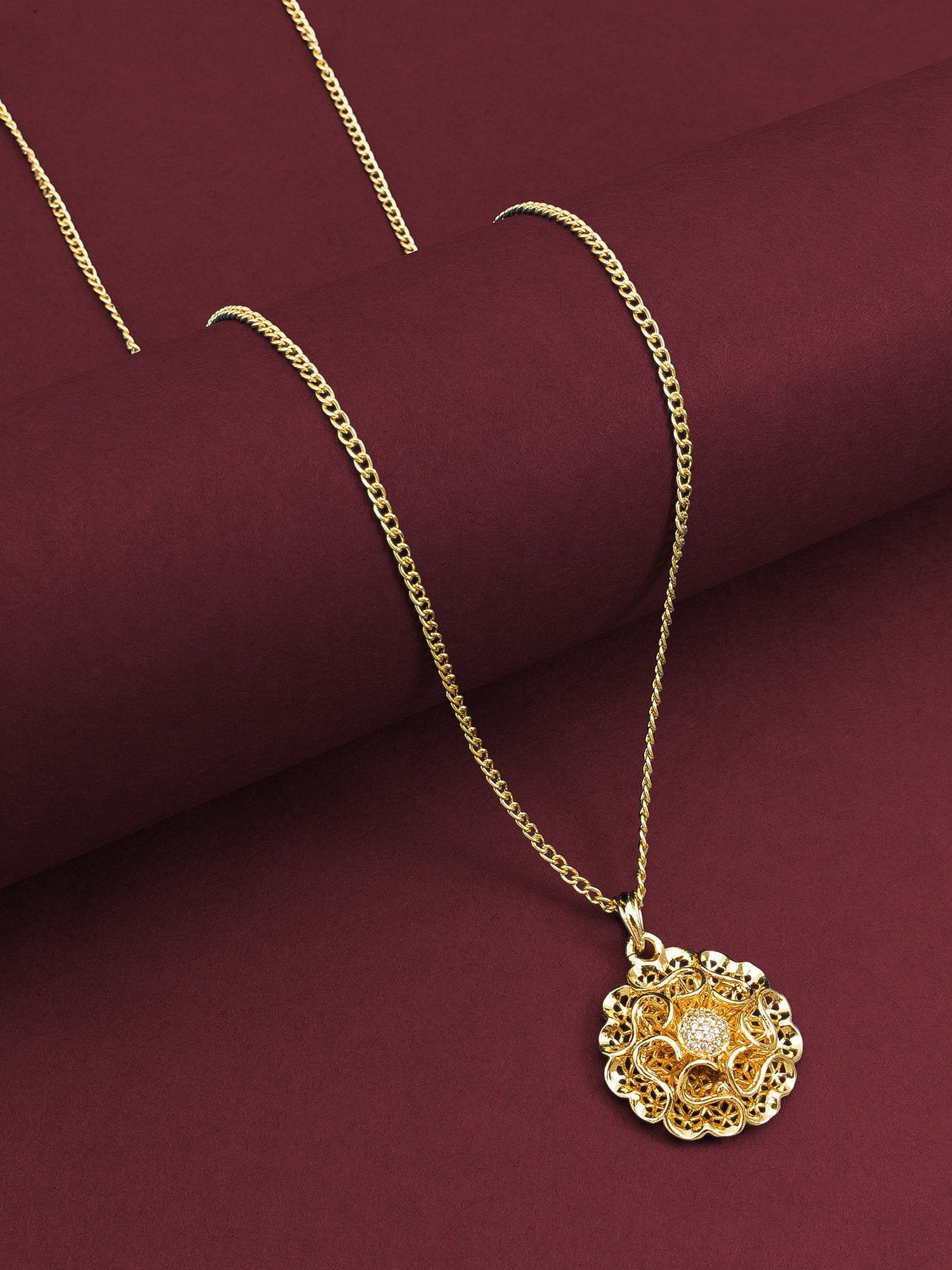 Vintage Sapphire Pendant Set – A Touch of Royalty