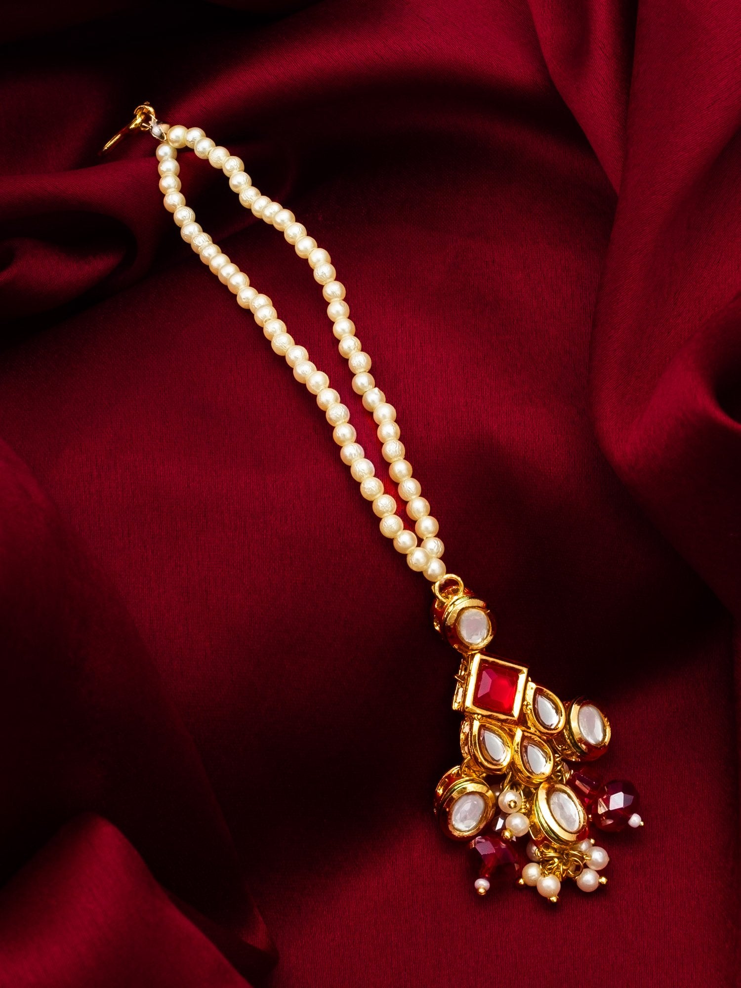 "Meenakari Peacock Mangtikka – A Vibrant Tribute to Tradition  "