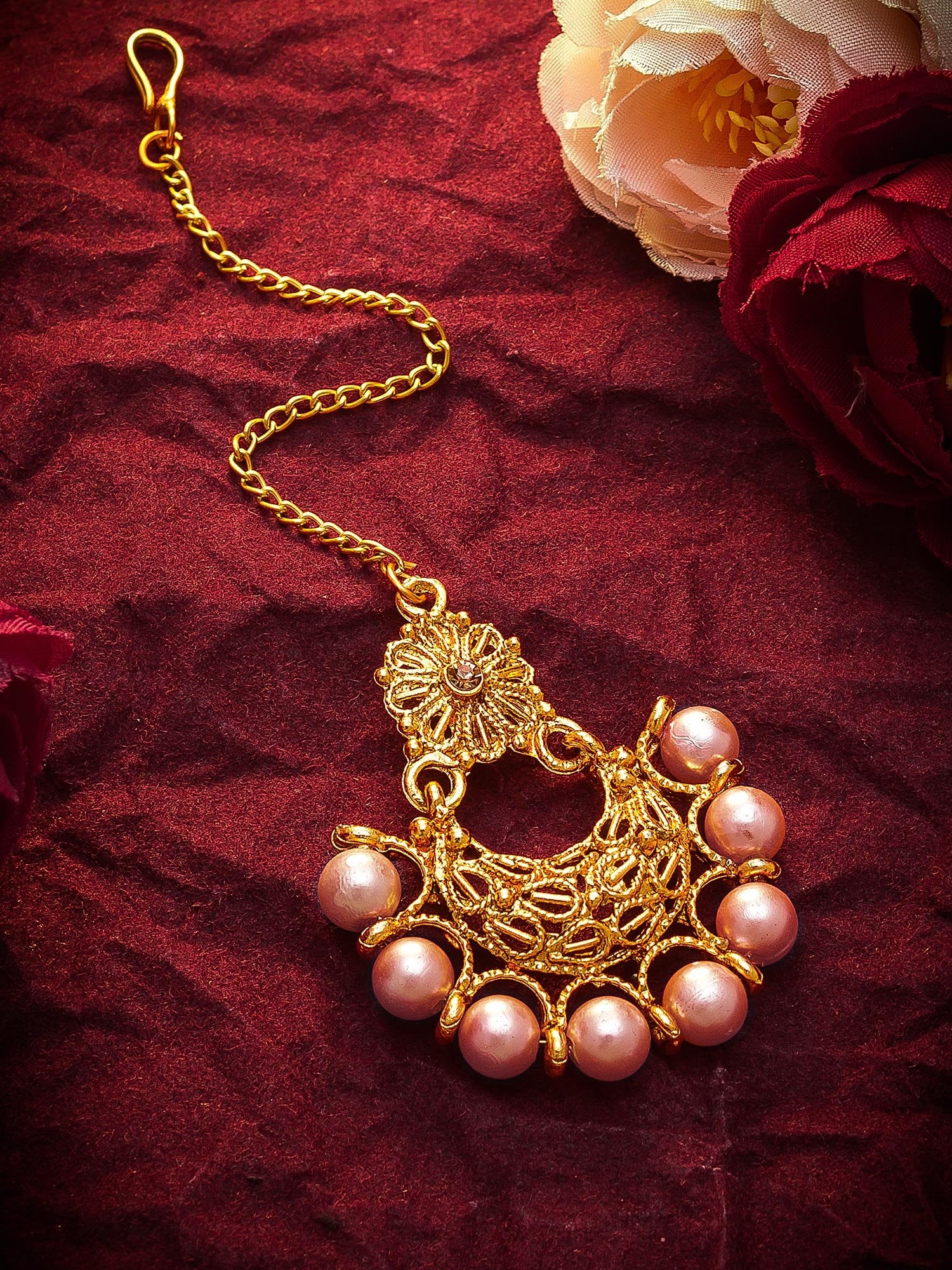 Multi-Color Stone Mangtikka – Vibrant Hues for a Festive Look