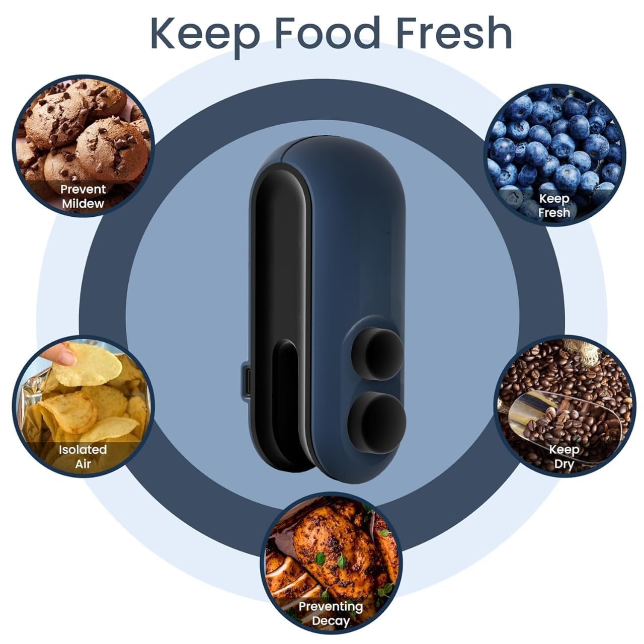 Portable Sealing Machine – Compact Food Sealer for Snacks, Bags & More