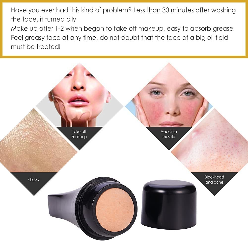 Face Oil Absorbing Volcanic Face Roller – Matte and Fresh Skin All Day