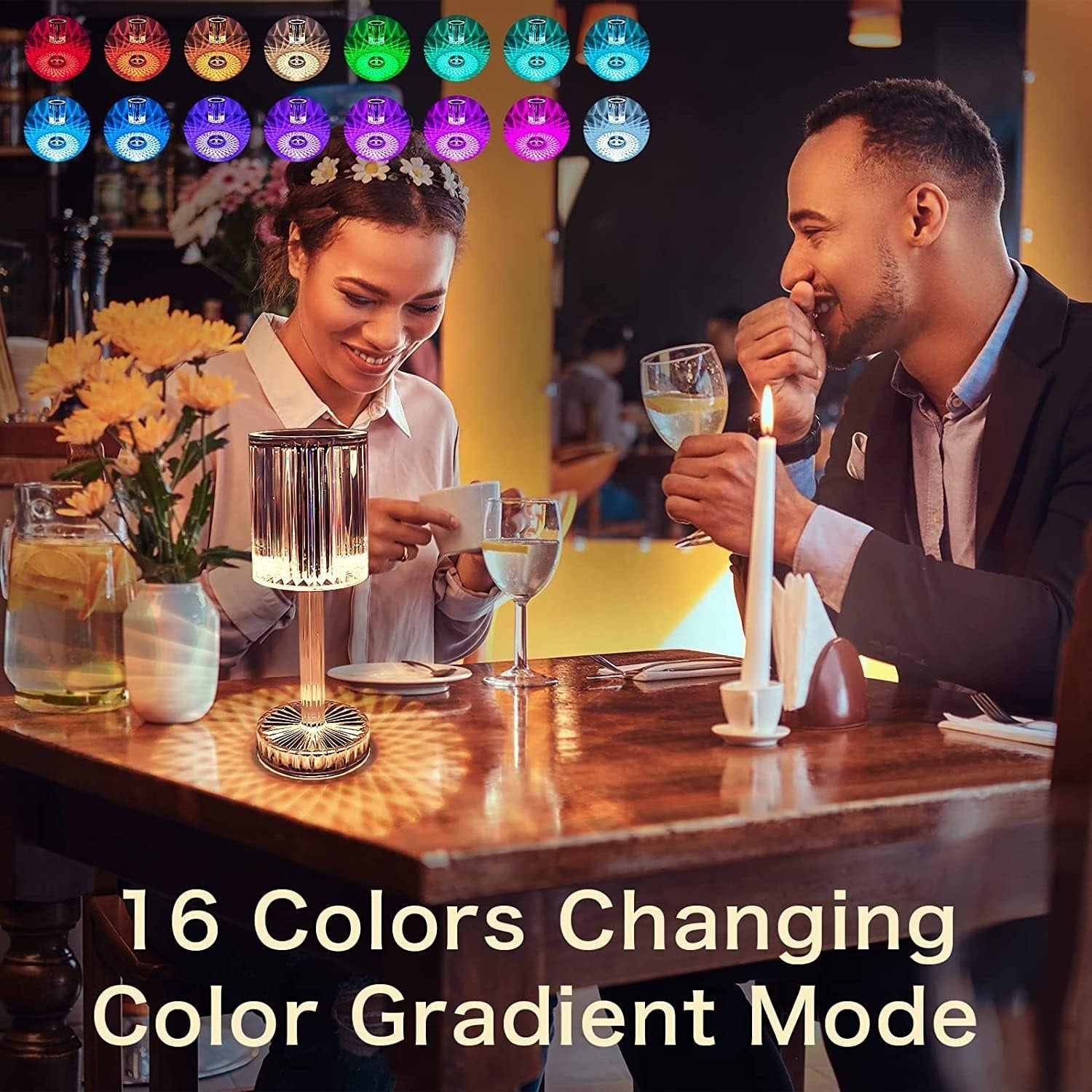 USB Crystal Diamond Table Lamp – Add Glamour to Your Space