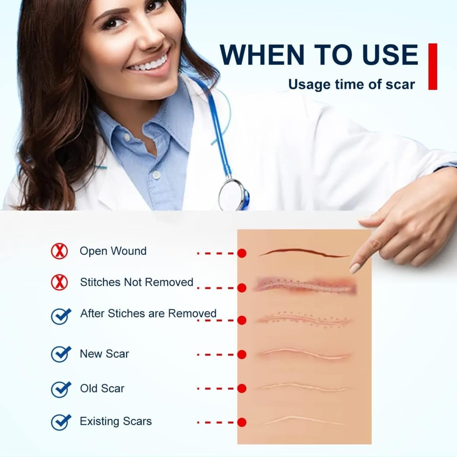 Silicone Gel Strips Patch Tape – Smooth and Secure