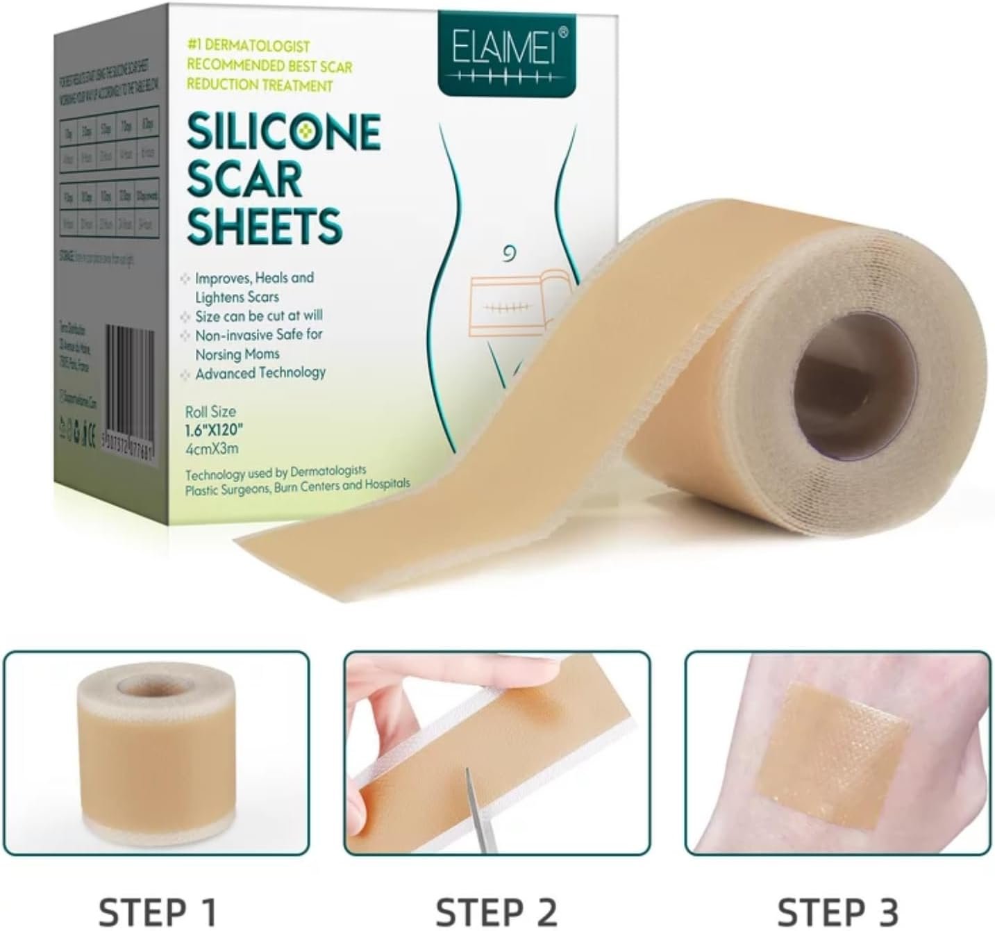 Silicone Gel Strips Patch Tape – Smooth and Secure
