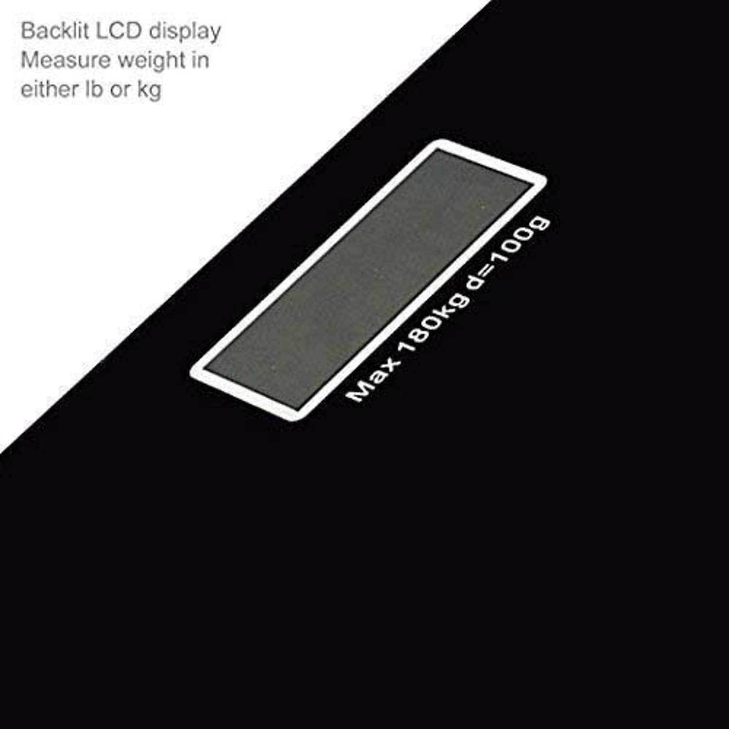 Black Bathroom Digital Scale – Precise & Modern