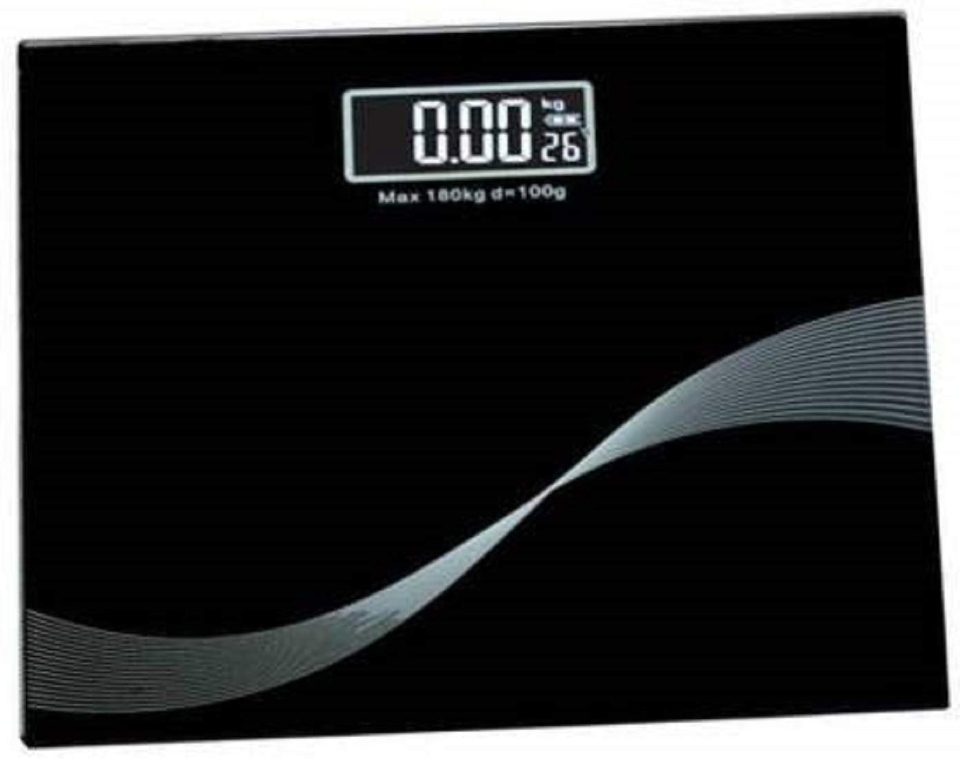 Black Bathroom Digital Scale – Precise & Modern