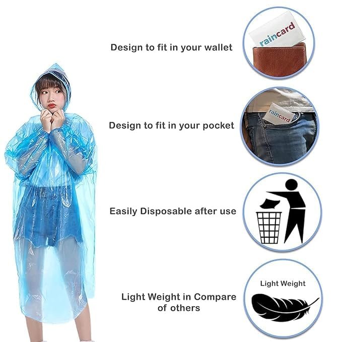 Waterproof Raincoat Disposable – Stay Dry Anytime