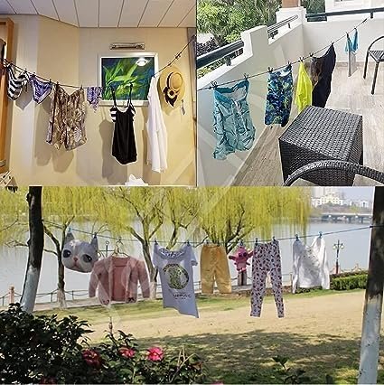  12 PC Travel Clothes Line – Quick Drying Anywhere