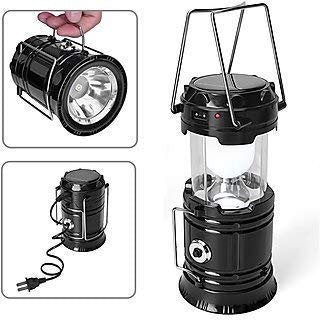 Camping Lantern Torch Solar Light – Dual-Powered Lighting