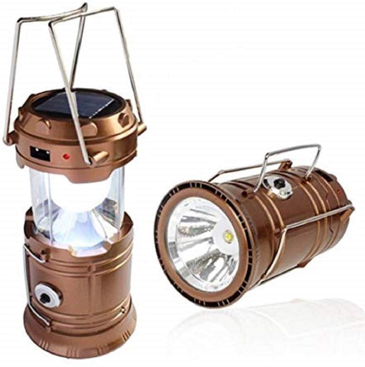 Camping Lantern Torch Solar Light – Dual-Powered Lighting