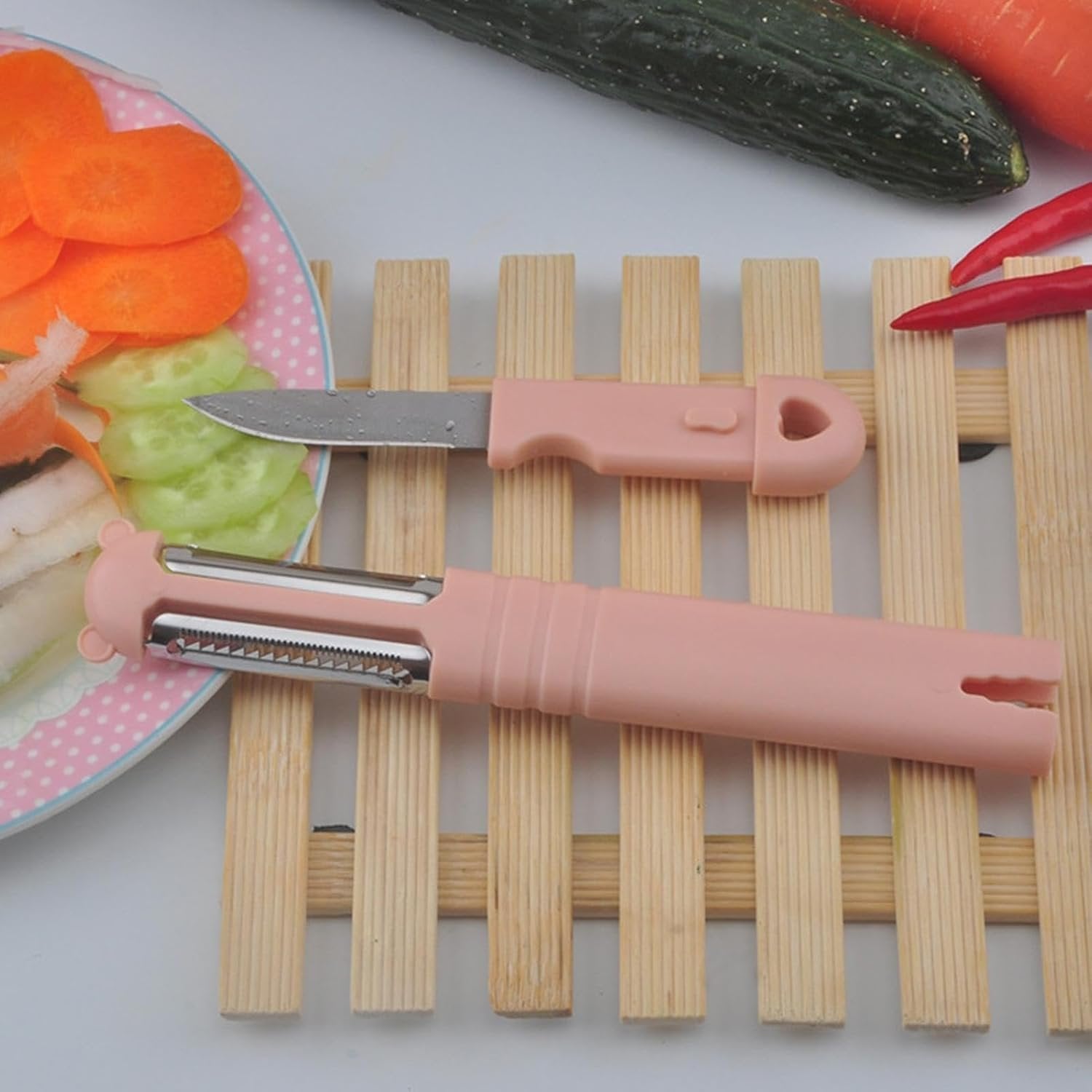 2 In 1 Kitchen Stainless Peeler – Dual-Function Convenience