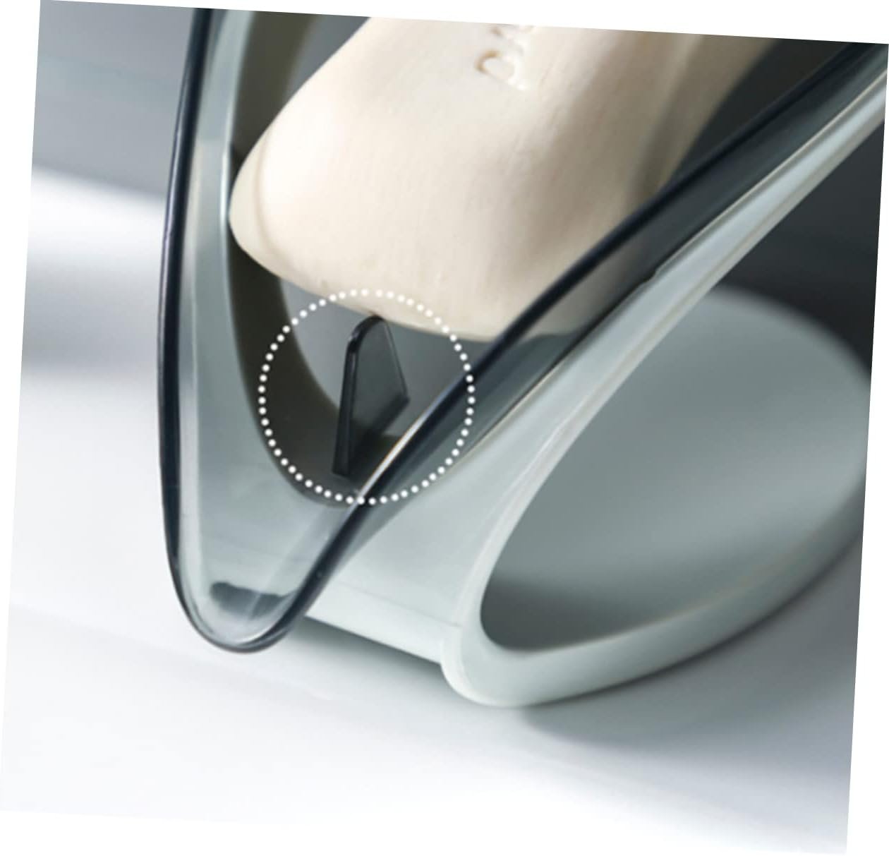 NEW LEAF DRAINAGE SOAP STAND HOLDER