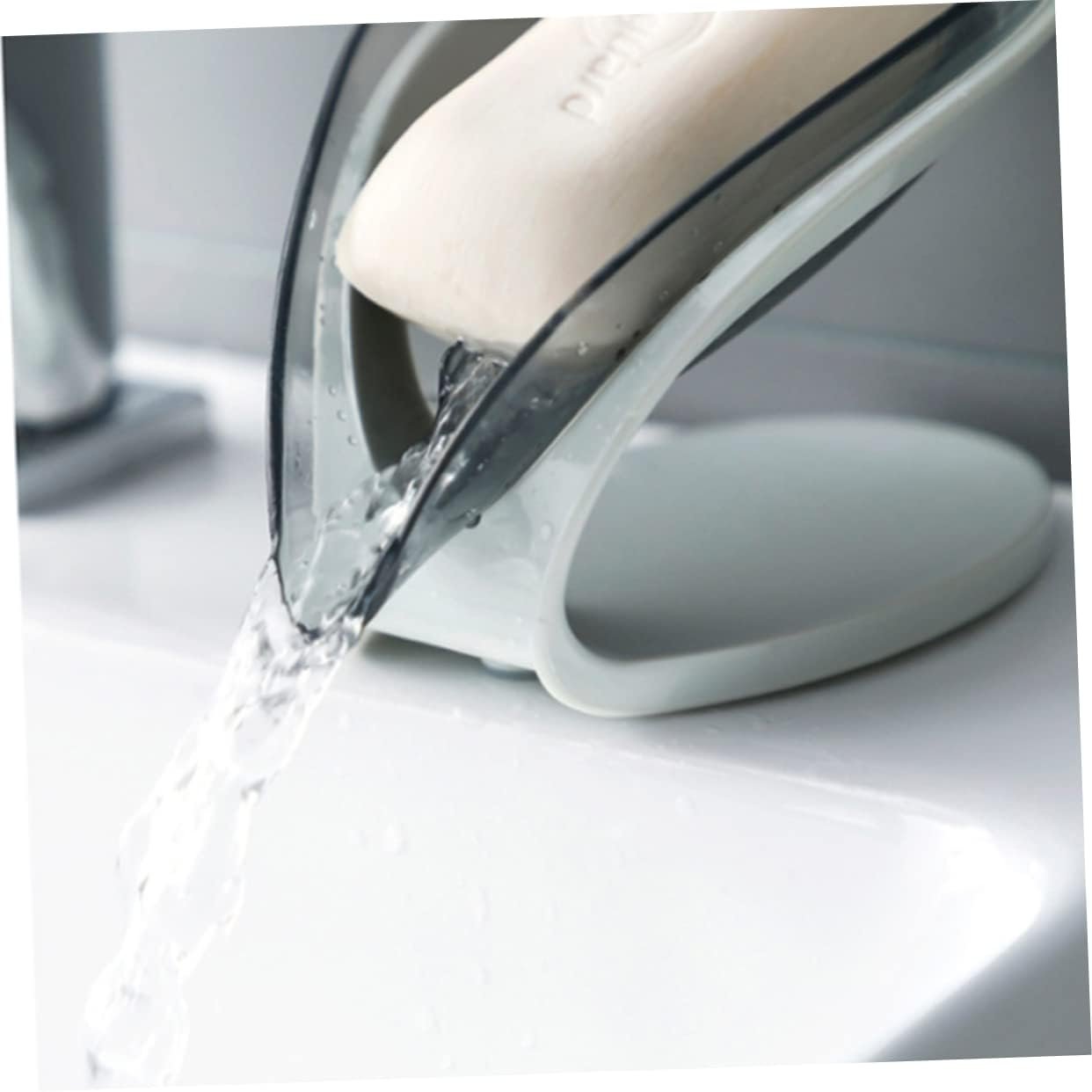 NEW LEAF DRAINAGE SOAP STAND HOLDER