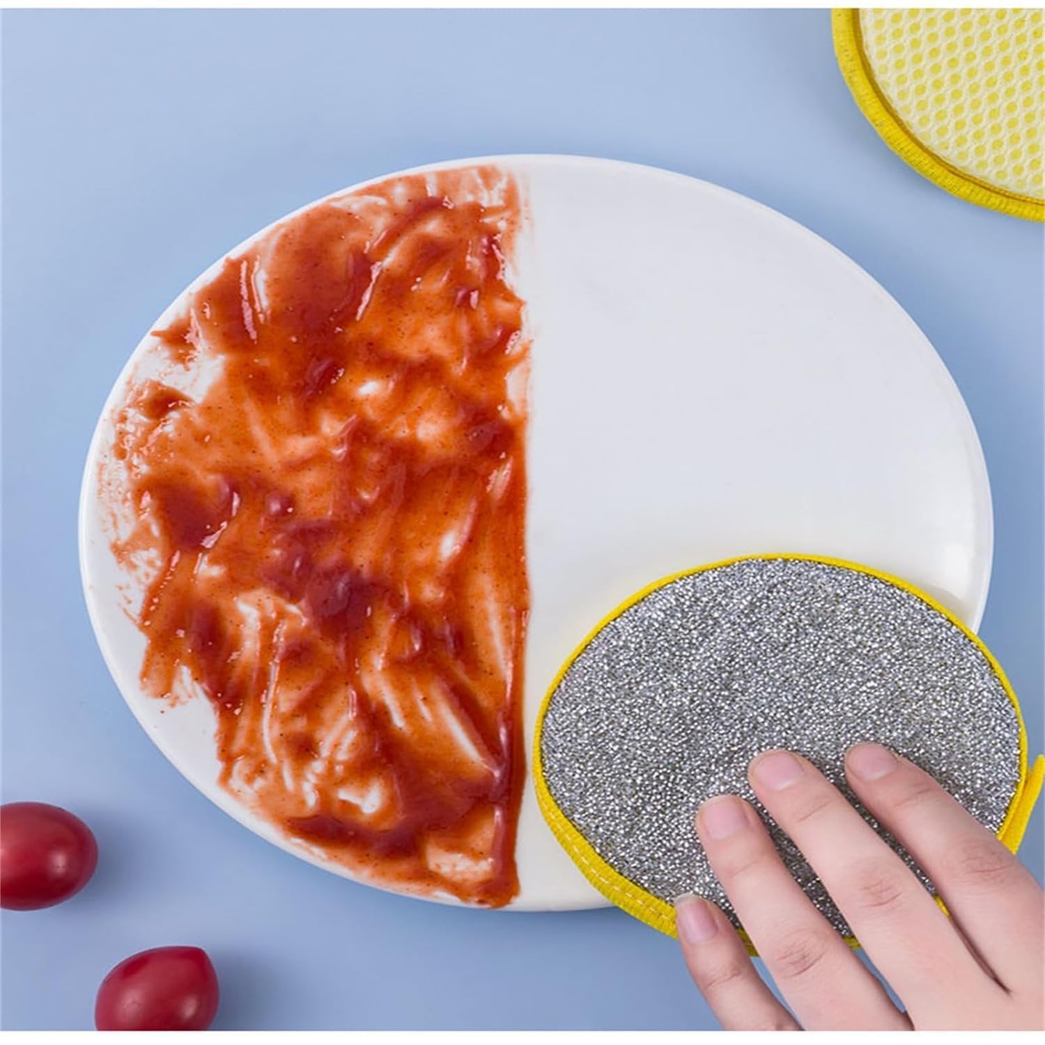 2-IN-1 DISHWASHING SCRUB & SPONGE