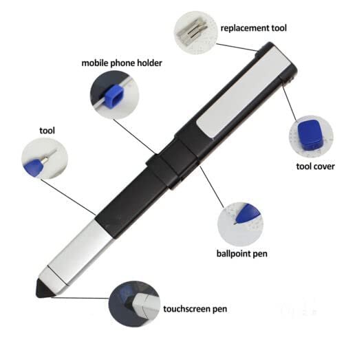 Multifunction Stylus Pen Shape Phone Holder with Screwdriver Sets – Handy Tool for Your Gadgets
