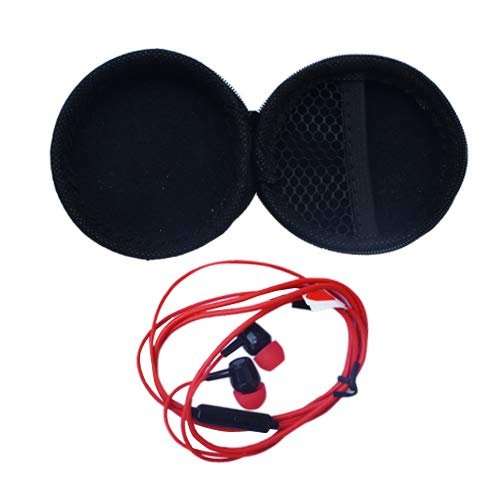 Round Zippered Earphone Cover – Protective Case for Earphones & Earbuds, Compact & Portable