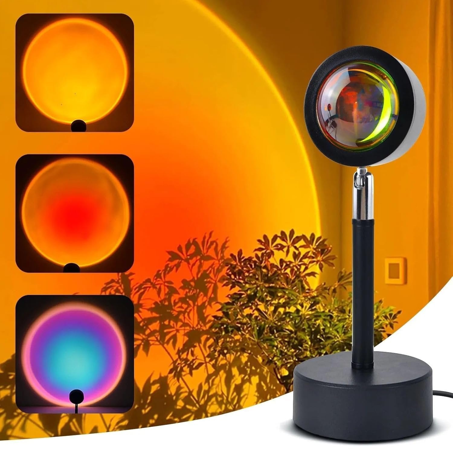 Sunset Projection Lamp – Create a Relaxing Ambience with LED Color Changing Lights