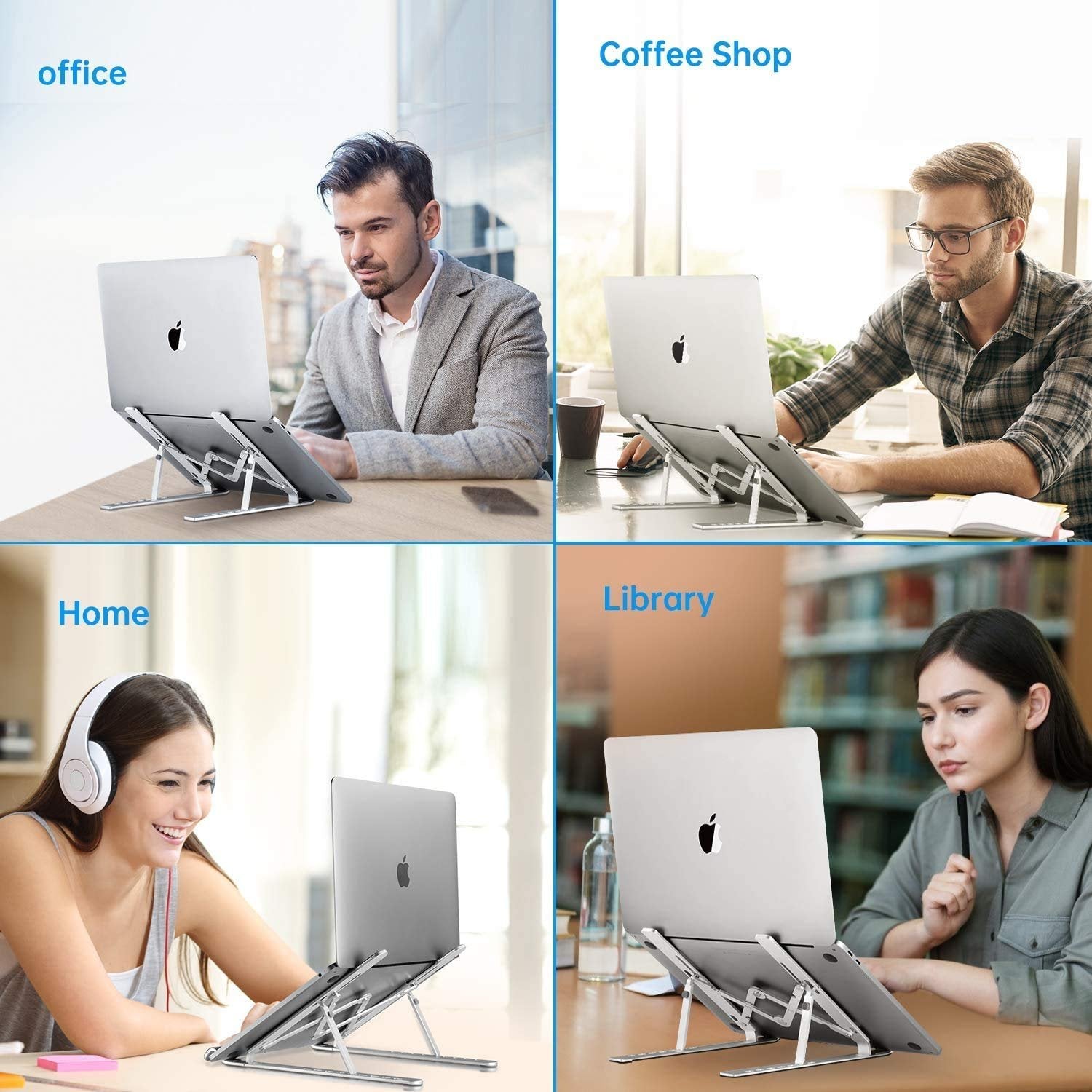 Aluminum Folding Laptop Table – Portable, Adjustable Desk for Home, Office, & Travel