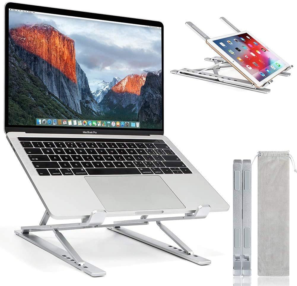 Aluminum Folding Laptop Table – Portable, Adjustable Desk for Home, Office, & Travel